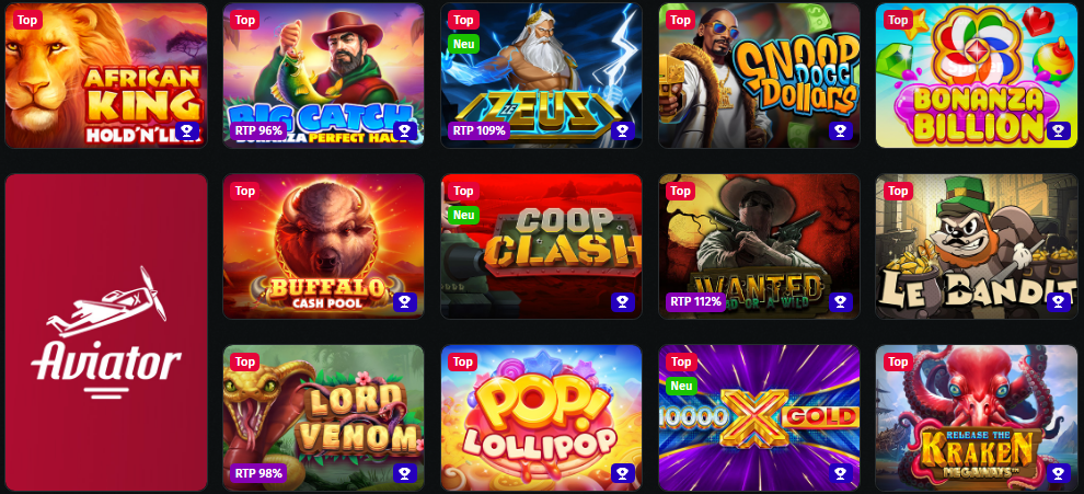JettBet Casino Popular Games
