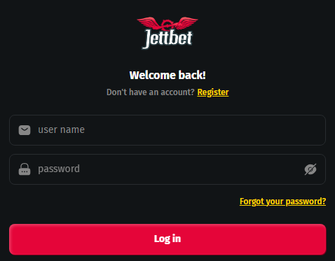 Jettbet Login Process